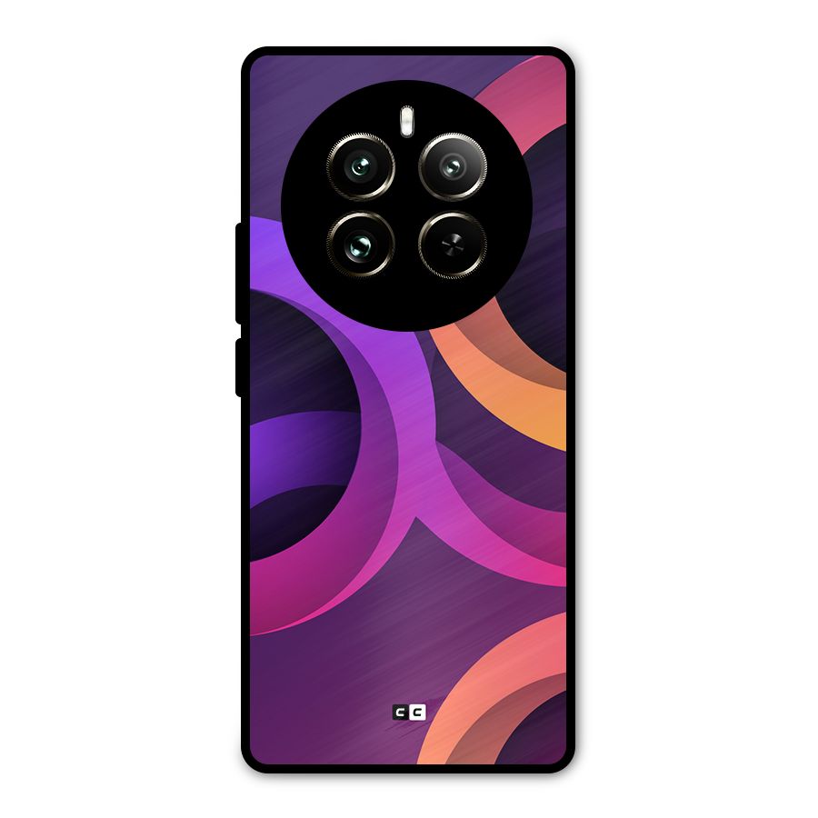 Gradient Rings Metal Back Case for Realme 12 Pro