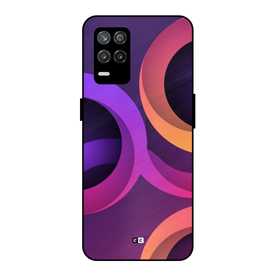 Gradient Rings Metal Back Case for Realme 9 5G