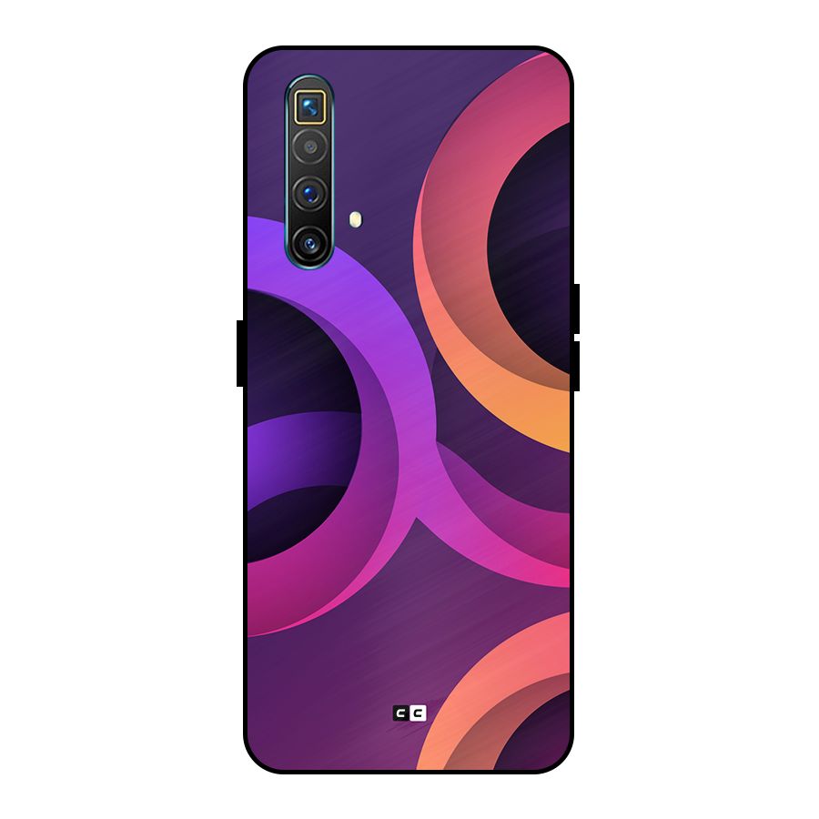 Gradient Rings Metal Back Case for Realme X3
