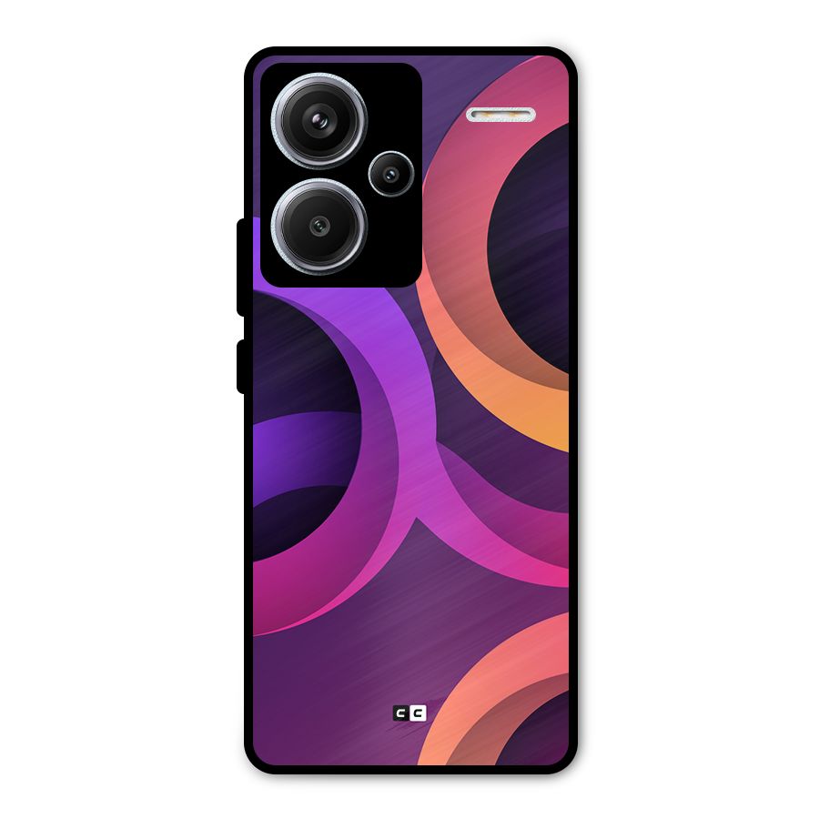 Gradient Rings Metal Back Case for Redmi Note 13 Pro Plus