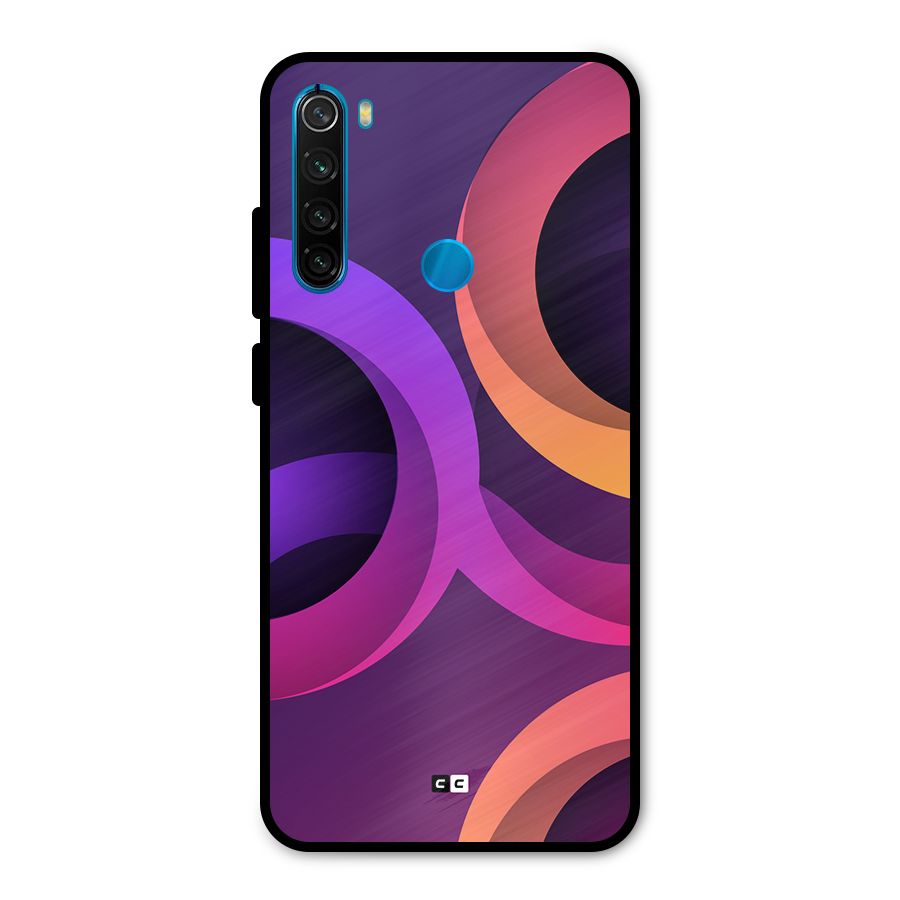 Gradient Rings Metal Back Case for Redmi Note 8
