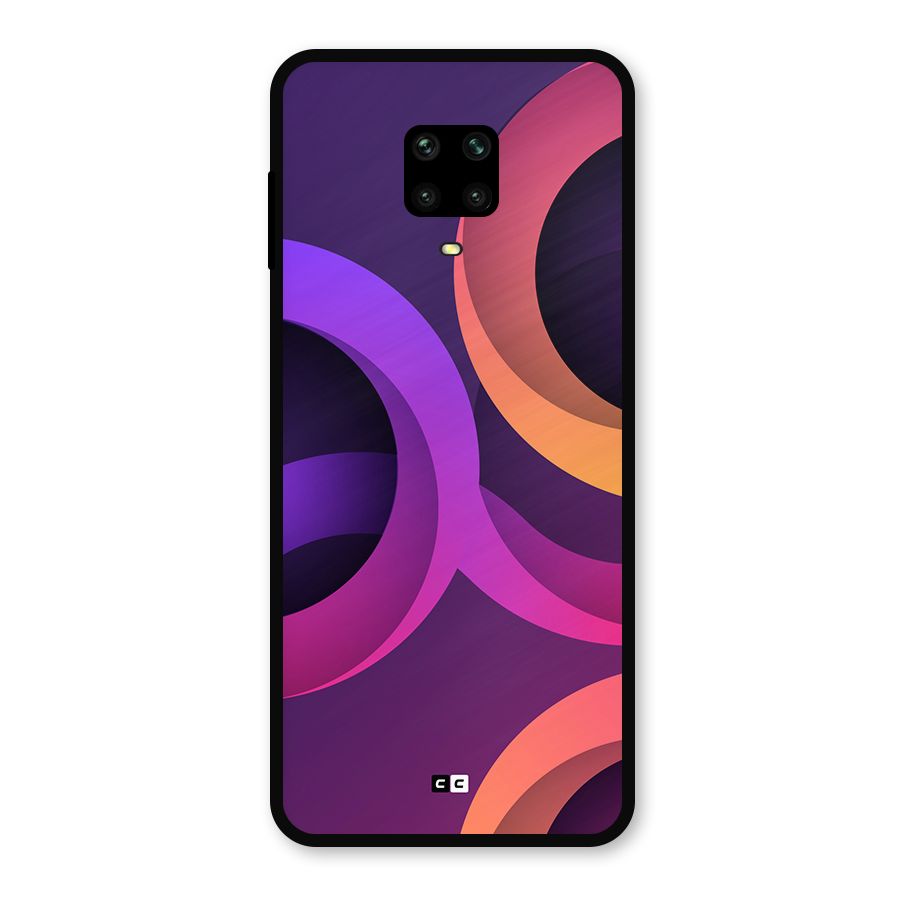 Gradient Rings Metal Back Case for Redmi Note 9 Pro Max