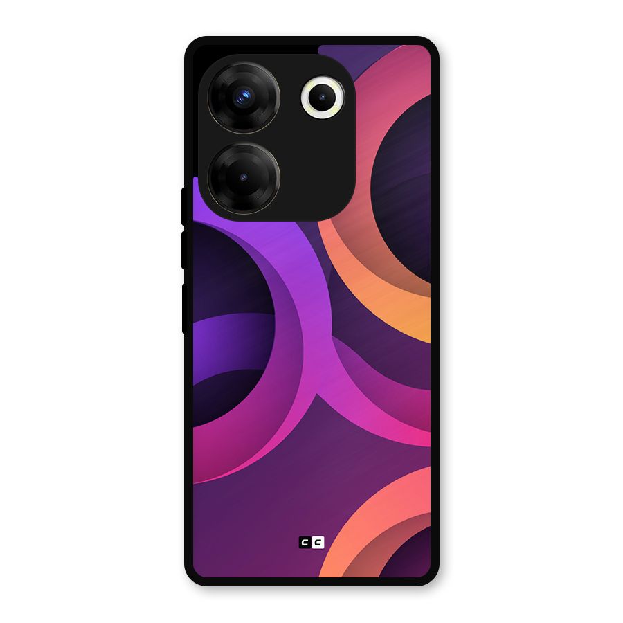 Gradient Rings Metal Back Case for Tecno Camon 20 Pro
