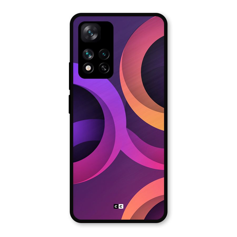 Gradient Rings Metal Back Case for Xiaomi 11i 5G