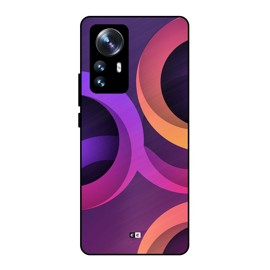 Gradient Rings Metal Back Case for Xiaomi 12 Pro