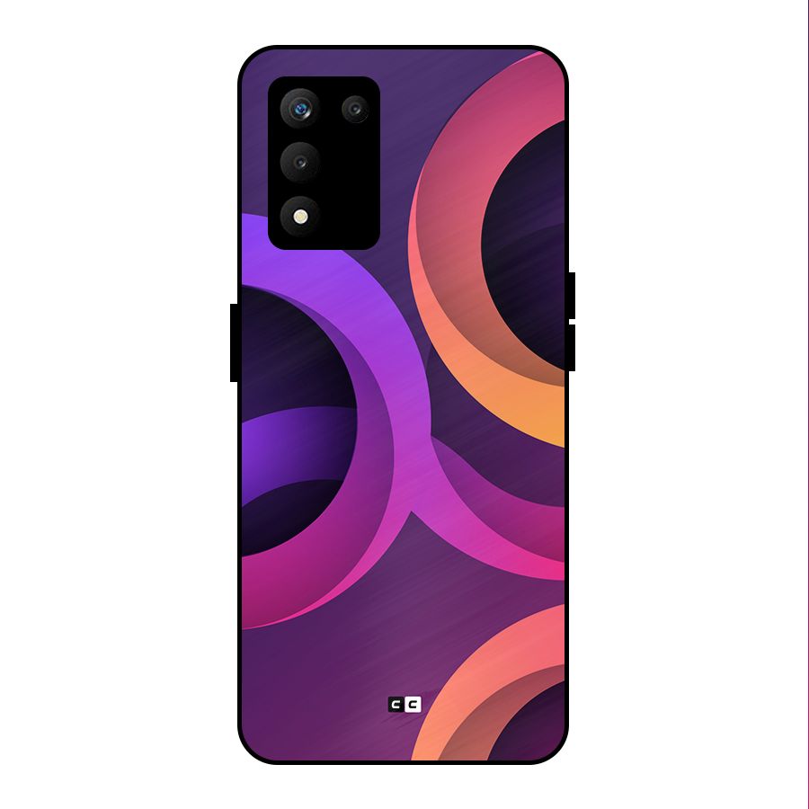 Gradient Rings Metal Back Case for realme 9 5G SE