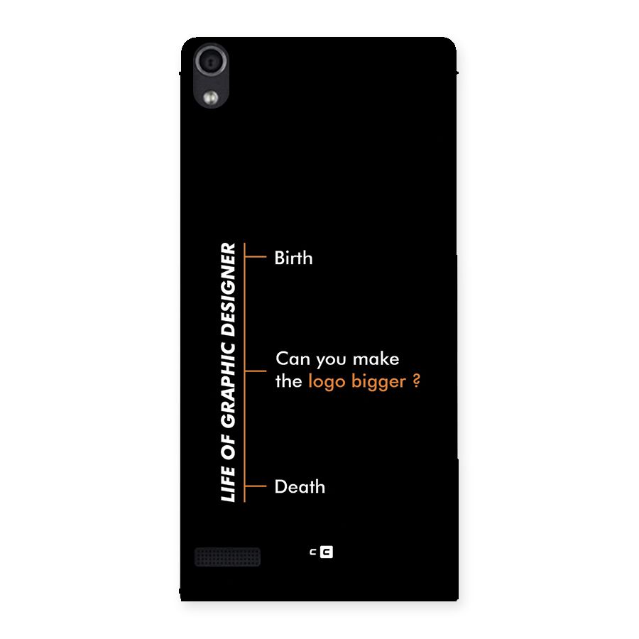 Graphic Designer Life Back Case for Ascend P6
