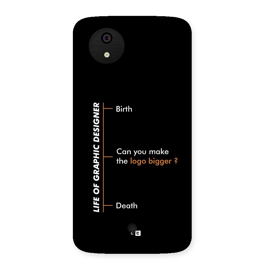 Graphic Designer Life Back Case for Canvas A1  AQ4501