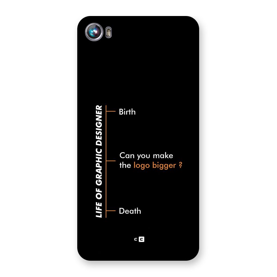 Graphic Designer Life Back Case for Canvas Fire 4 (A107)