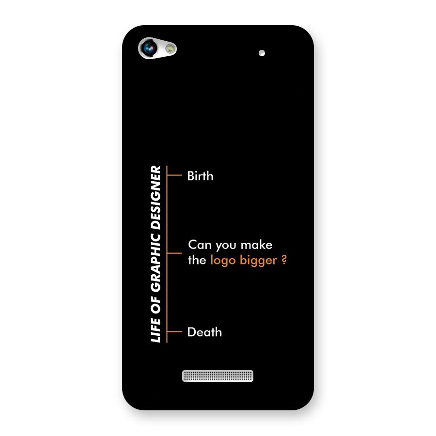 Graphic Designer Life Back Case for Canvas Hue 2 A316
