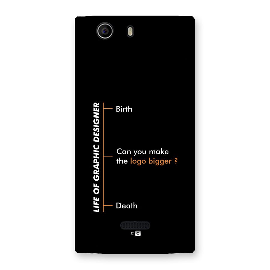 Graphic Designer Life Back Case for Canvas Nitro 2 E311