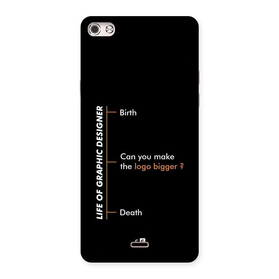 Graphic Designer Life Back Case for Canvas Silver 5