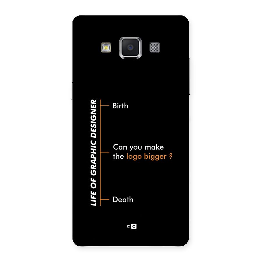 Graphic Designer Life Back Case for Galaxy A5