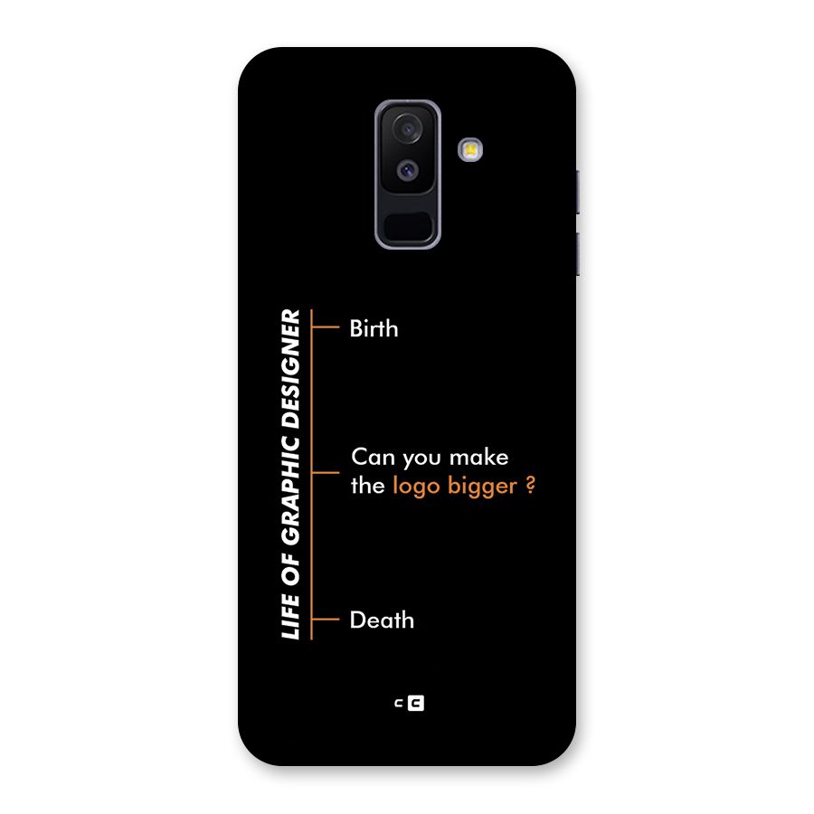 Graphic Designer Life Back Case for Galaxy A6 Plus