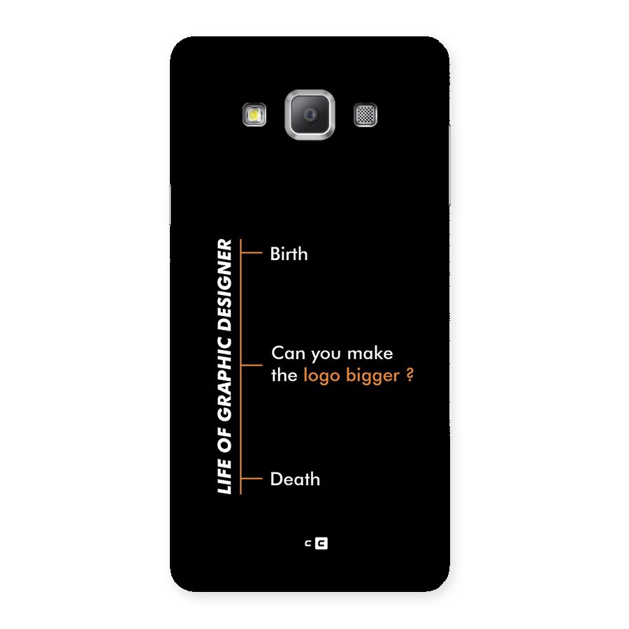 Graphic Designer Life Back Case for Galaxy A7