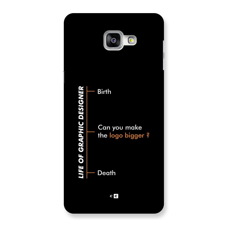 Graphic Designer Life Back Case for Galaxy A9