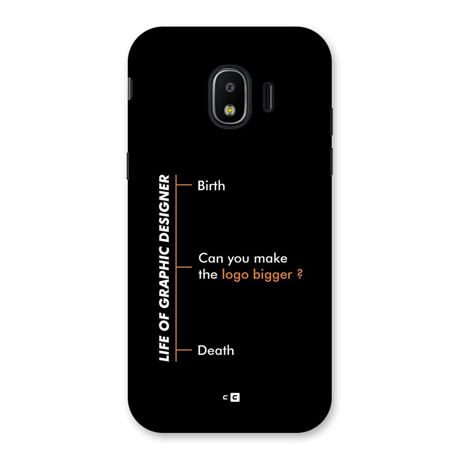 Graphic Designer Life Back Case for Galaxy J2 Pro 2018