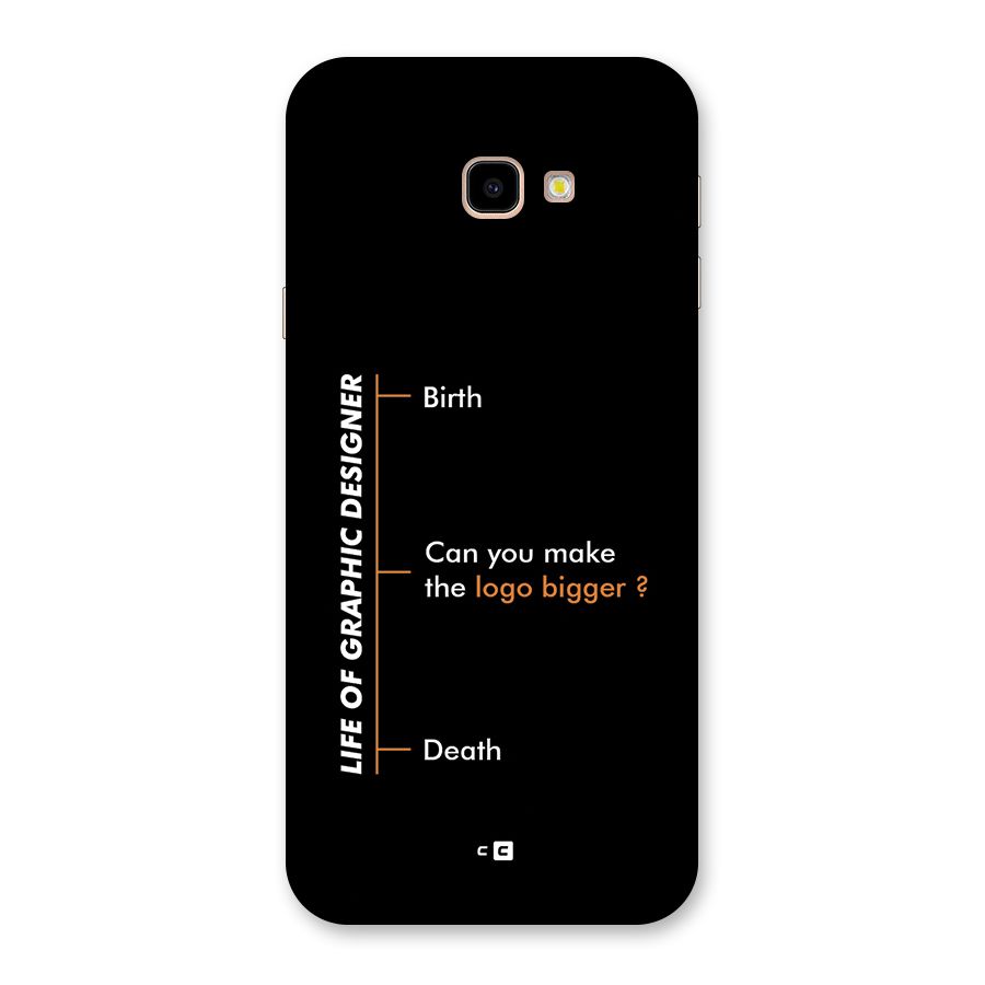 Graphic Designer Life Back Case for Galaxy J4 Plus