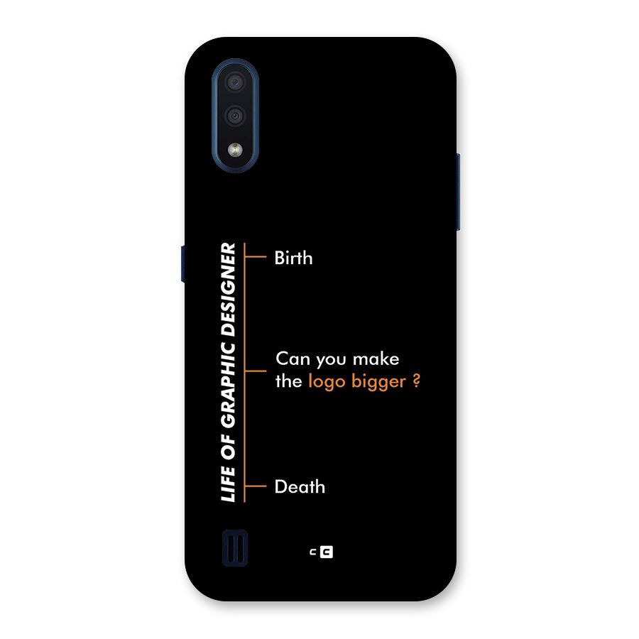 Graphic Designer Life Back Case for Galaxy M01