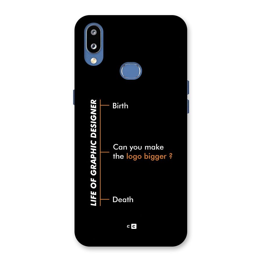 Graphic Designer Life Back Case for Galaxy M01s