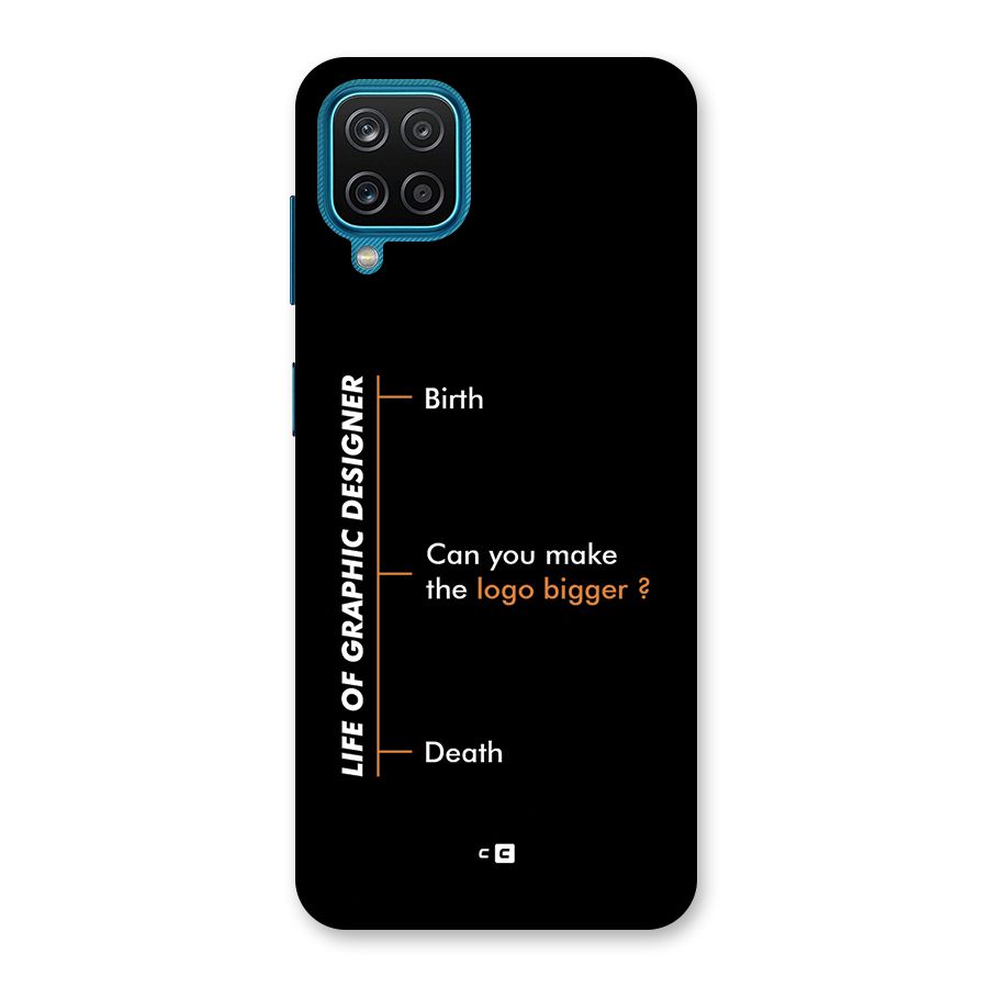 Graphic Designer Life Back Case for Galaxy M12
