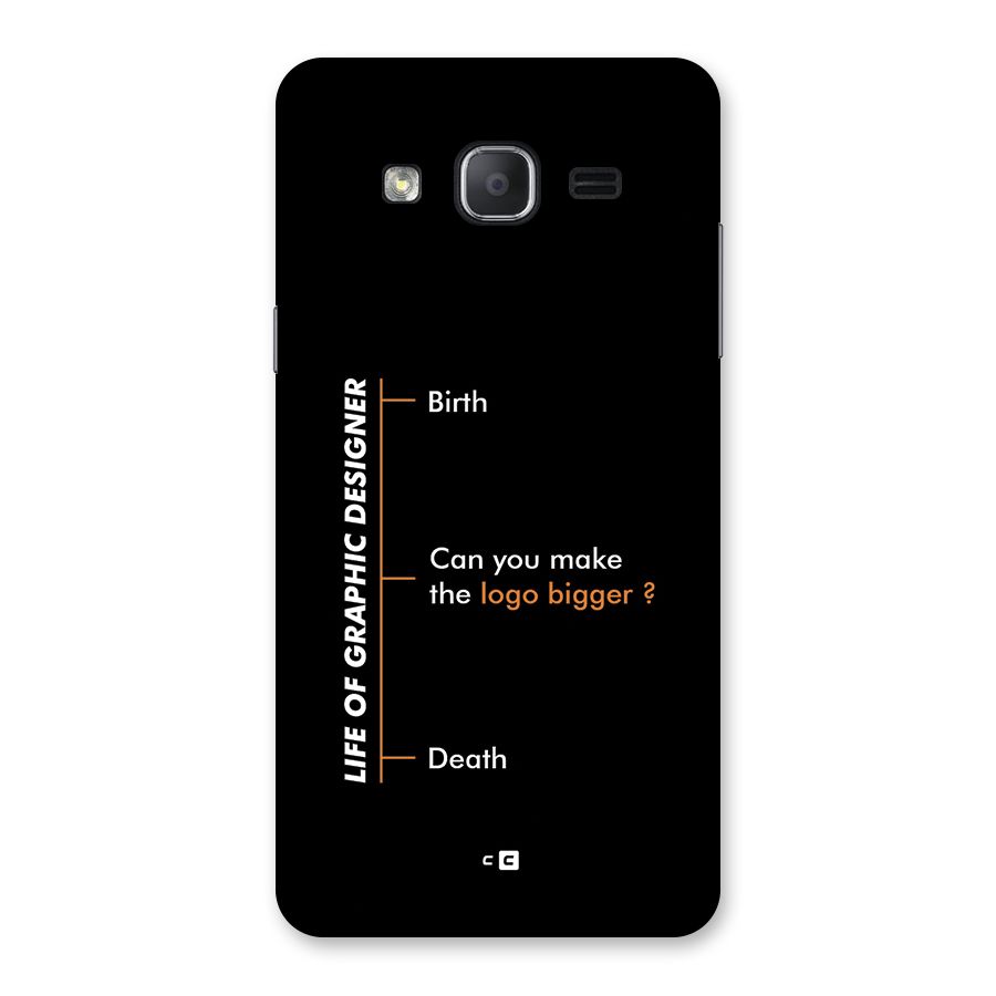 Graphic Designer Life Back Case for Galaxy On7 Pro