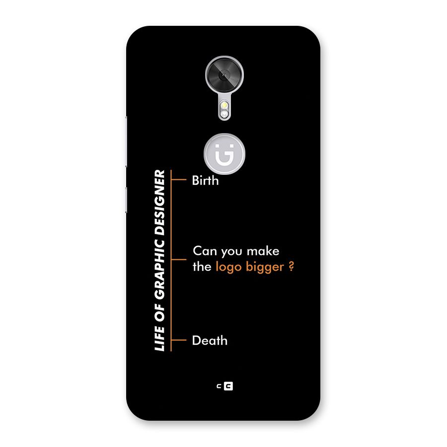 Graphic Designer Life Back Case for Gionee A1