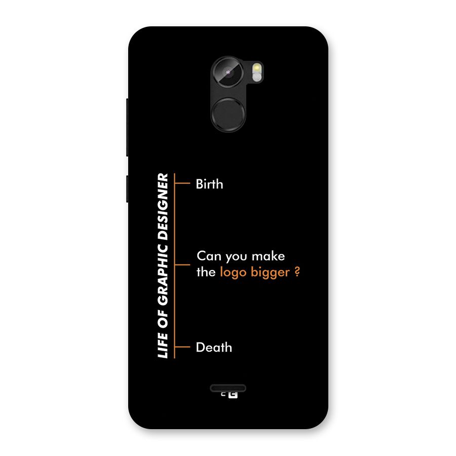 Graphic Designer Life Back Case for Gionee X1