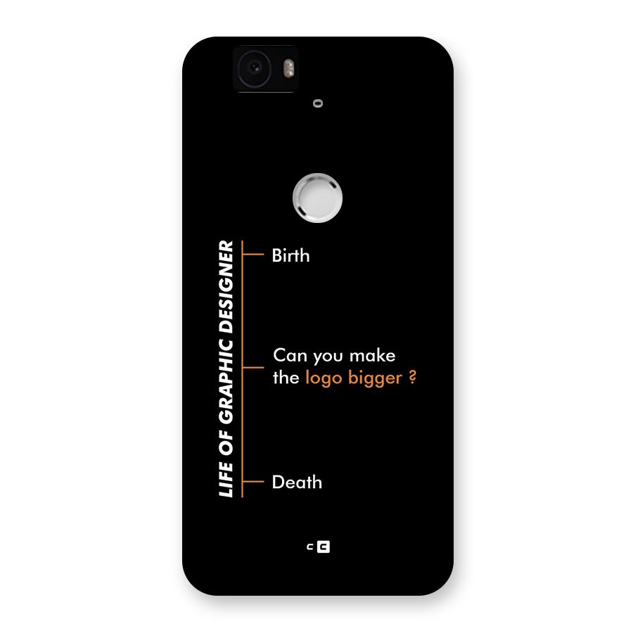 Graphic Designer Life Back Case for Google Nexus 6P