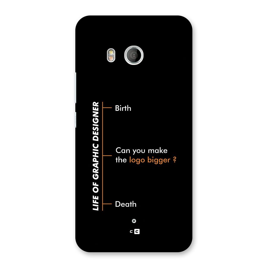 Graphic Designer Life Back Case for HTC U11