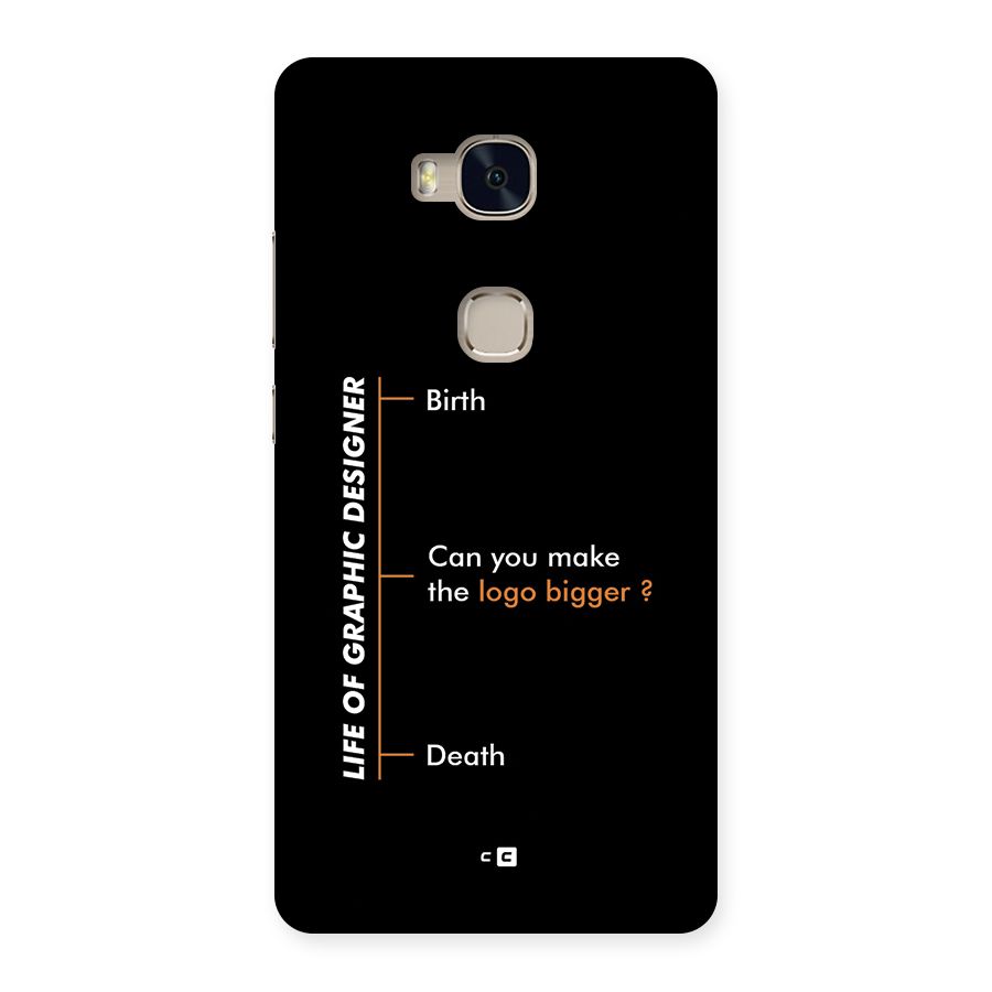 Graphic Designer Life Back Case for Honor 5X