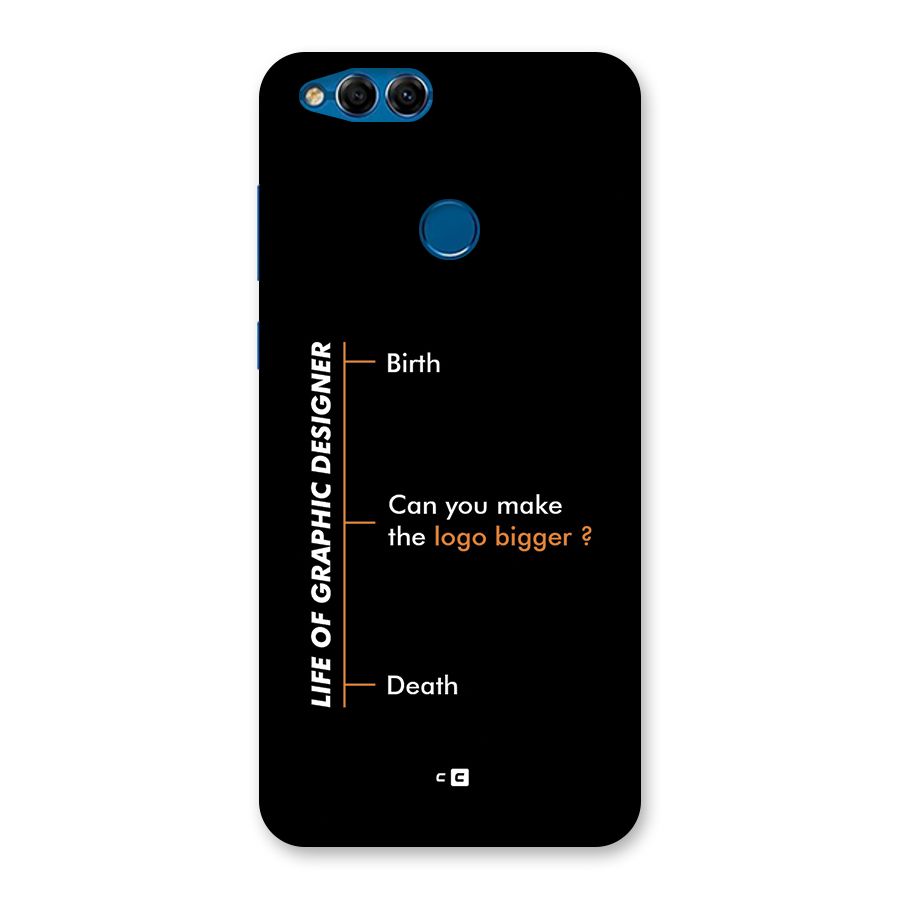 Graphic Designer Life Back Case for Honor 7X