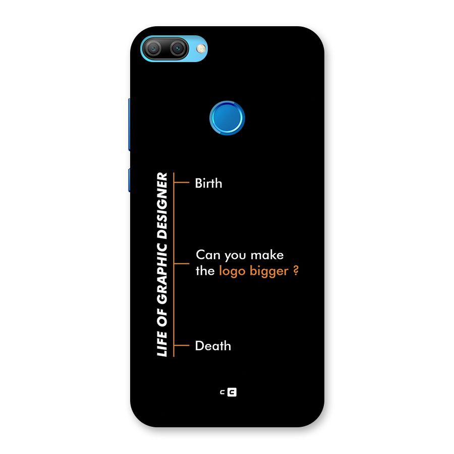 Graphic Designer Life Back Case for Honor 9N