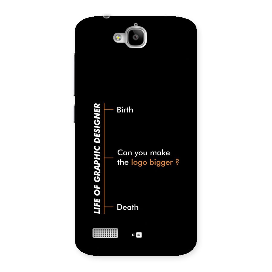 Graphic Designer Life Back Case for Honor Holly