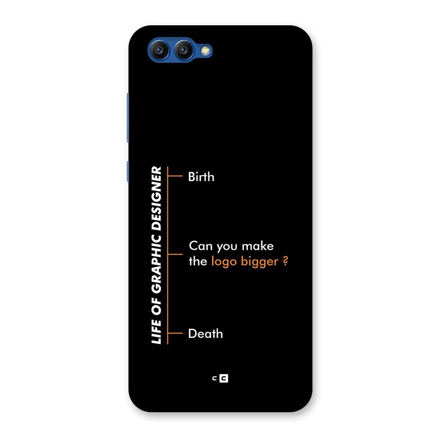 Graphic Designer Life Back Case for Honor View 10