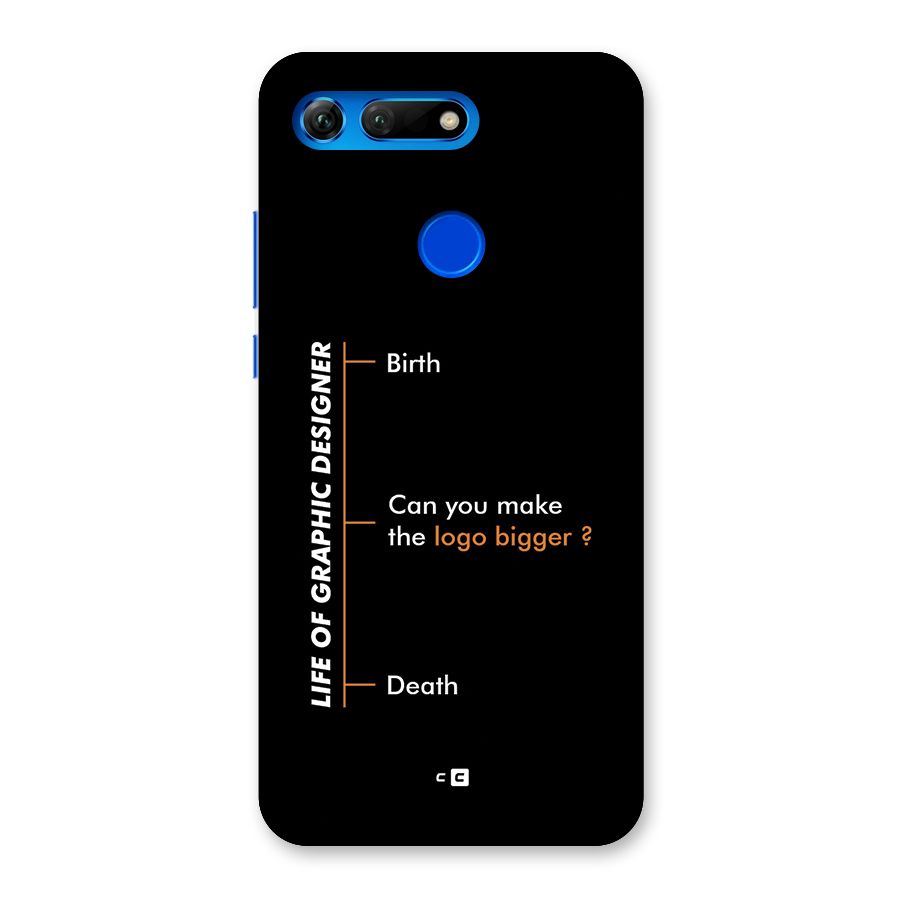 Graphic Designer Life Back Case for Honor View 20