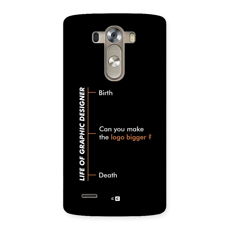 Graphic Designer Life Back Case for LG G3