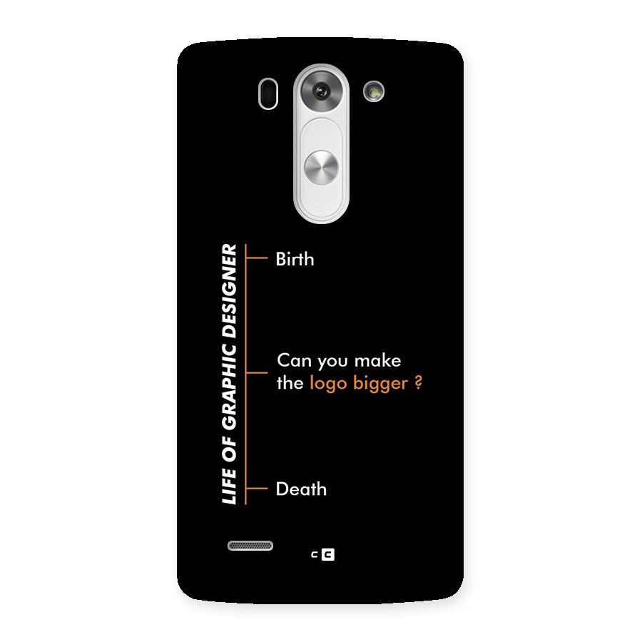 Graphic Designer Life Back Case for LG G3 Beat