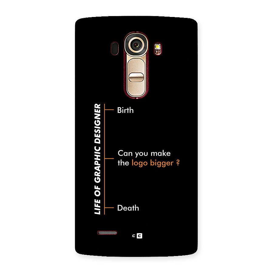 Graphic Designer Life Back Case for LG G4