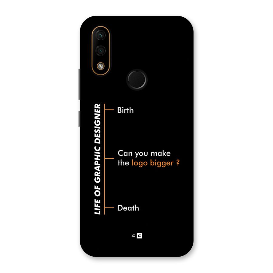 Graphic Designer Life Back Case for Lenovo A6 Note