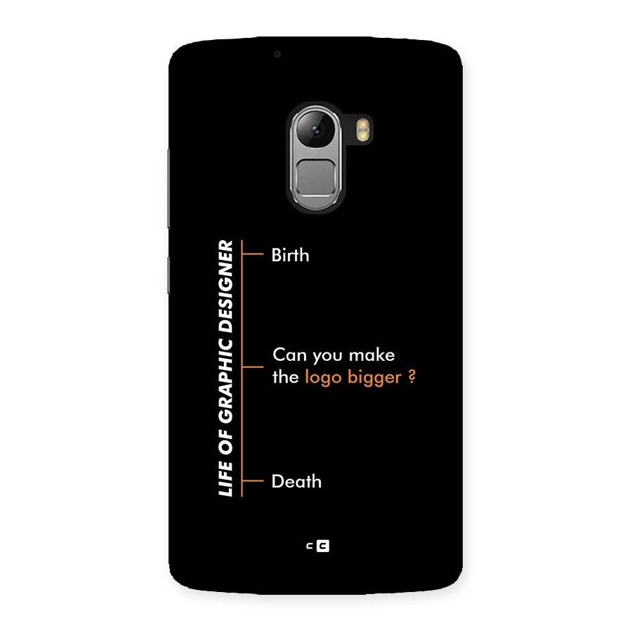 Graphic Designer Life Back Case for Lenovo K4 Note