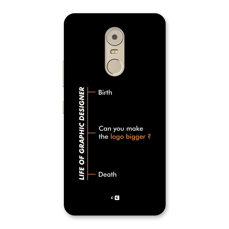 Graphic Designer Life Back Case for Lenovo K6 Note