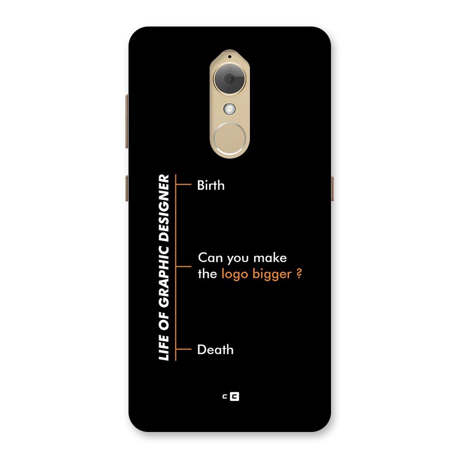Graphic Designer Life Back Case for Lenovo K8