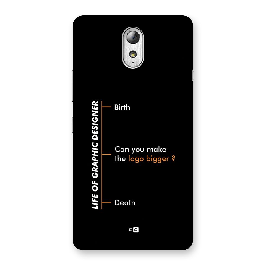 Graphic Designer Life Back Case for Lenovo Vibe P1M