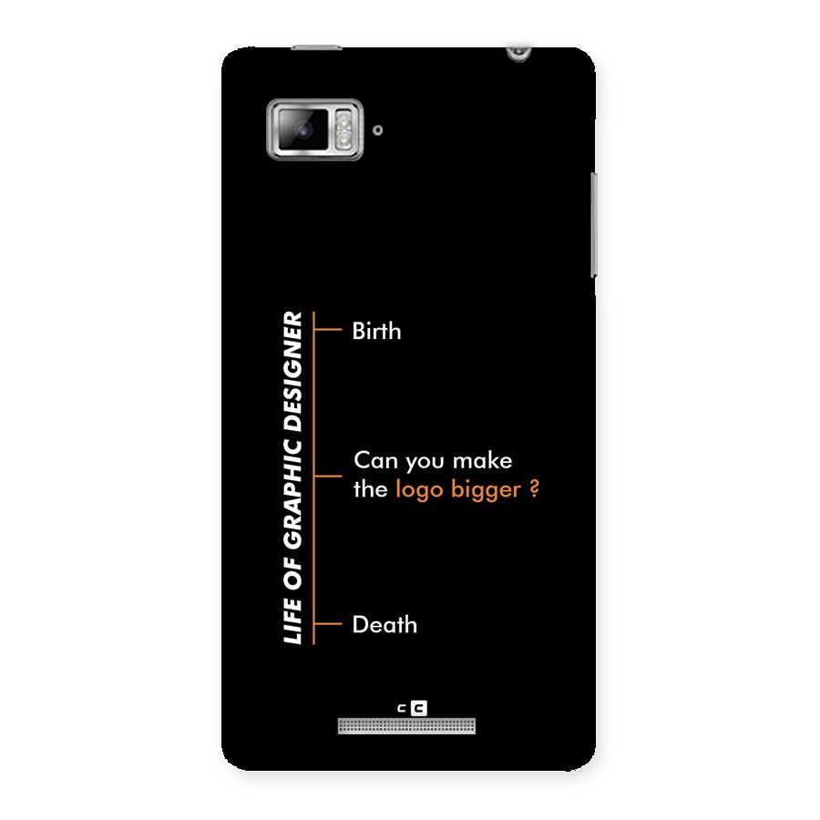 Graphic Designer Life Back Case for Lenovo Vibe Z K910