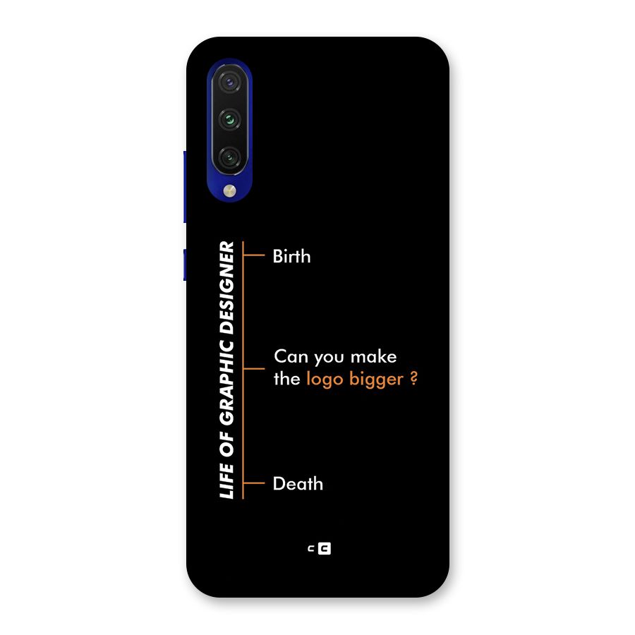 Graphic Designer Life Back Case for Mi A3
