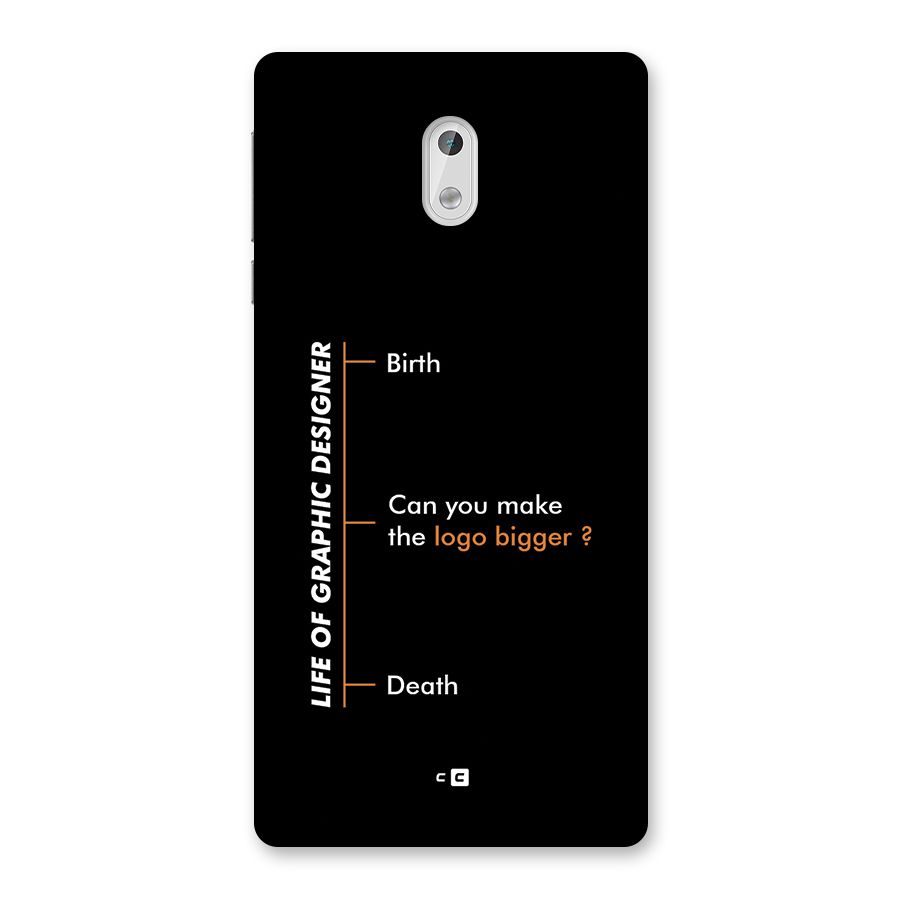 Graphic Designer Life Back Case for Nokia 3