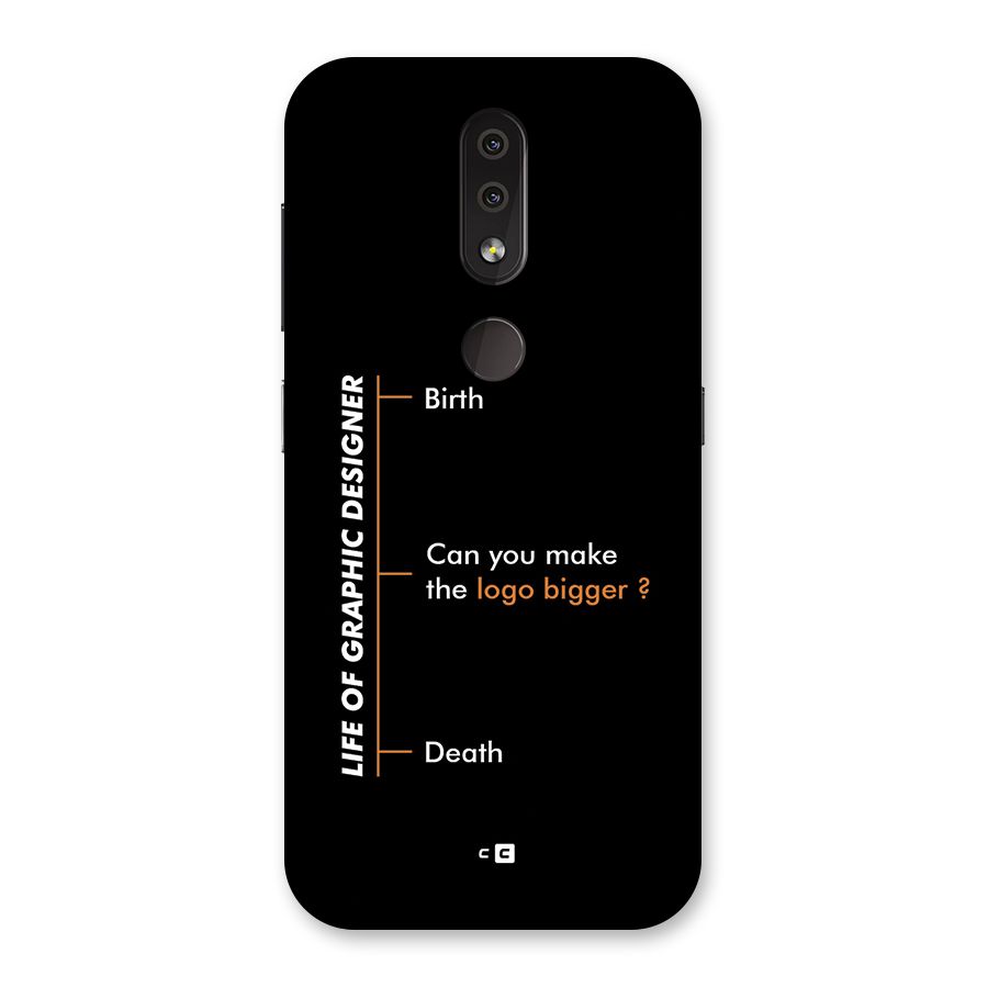 Graphic Designer Life Back Case for Nokia 4.2