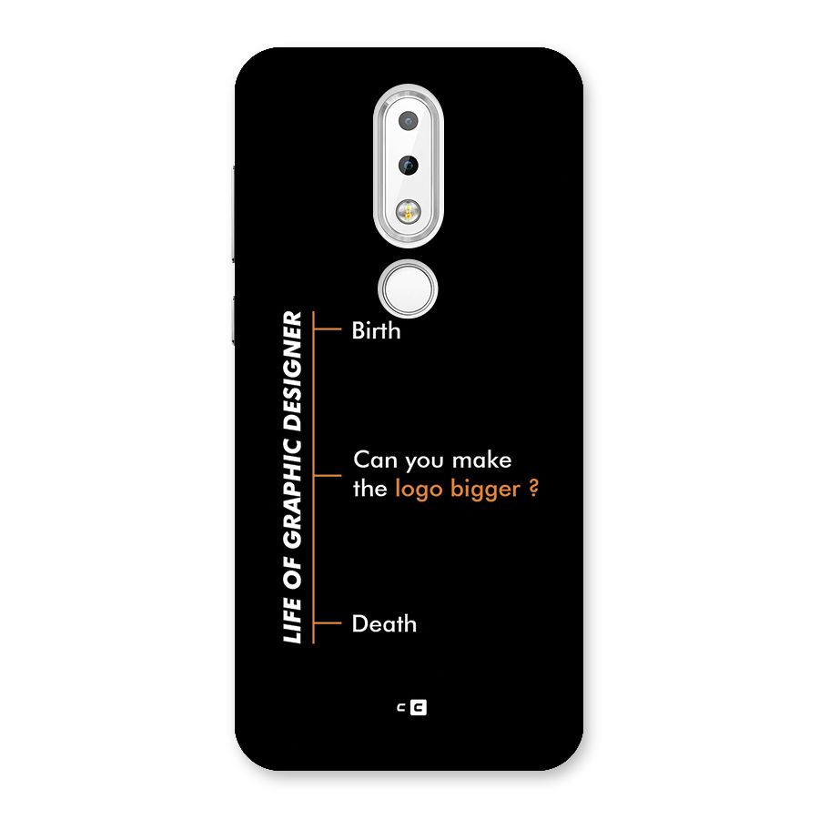 Graphic Designer Life Back Case for Nokia 6.1 Plus