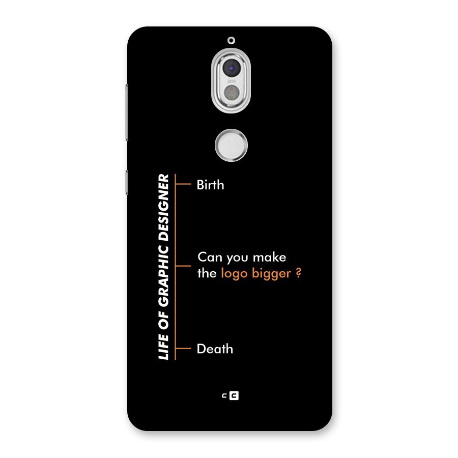Graphic Designer Life Back Case for Nokia 7